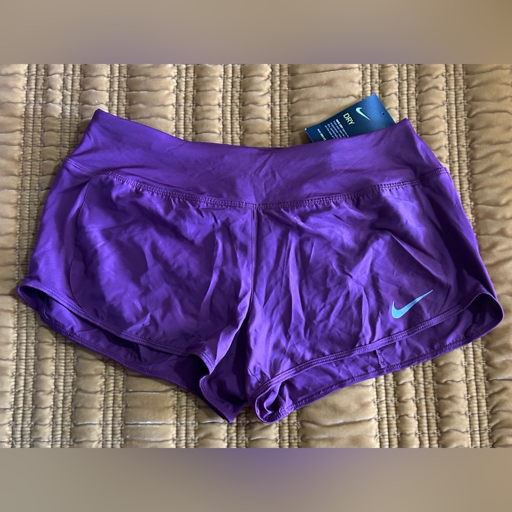 Nike Purple Athletic Shorts Lightweight Performance